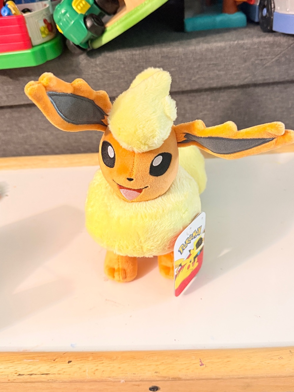 Pokemon Flareon Collectible Plushie NEW Toys Games TCG Home Decor Anime Cards TV